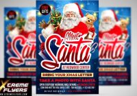 Meet Santa Flyer Template PSD