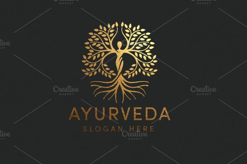 Elegant Ayurveda Logo Template