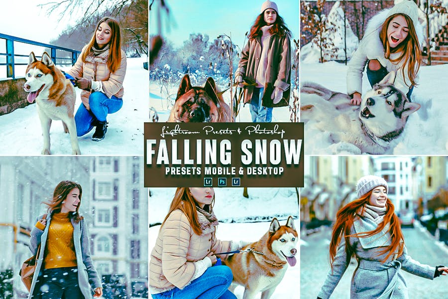 Falling Snow Photoshop ATN