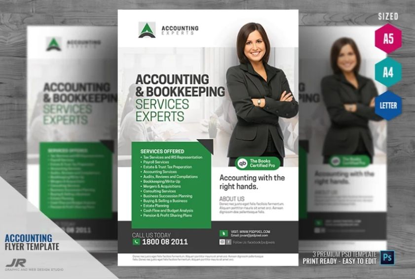 Financial Services Flyer Template