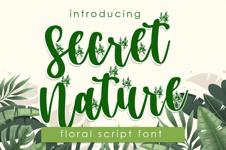 Floral Script Font