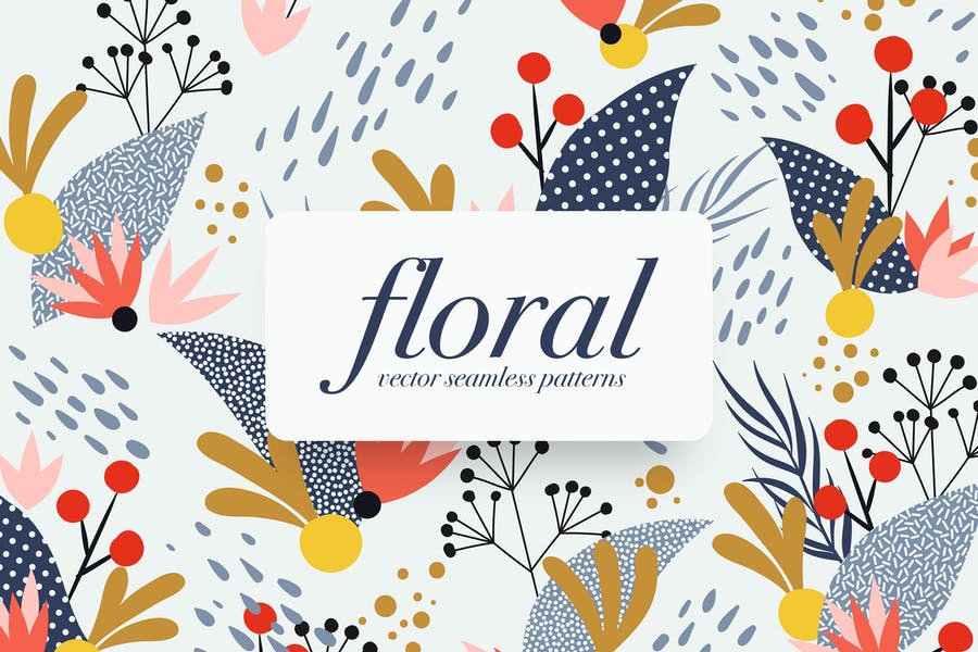 Floral Seamless Pattern Designs