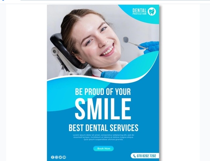 Free Dentist Flyer PSD