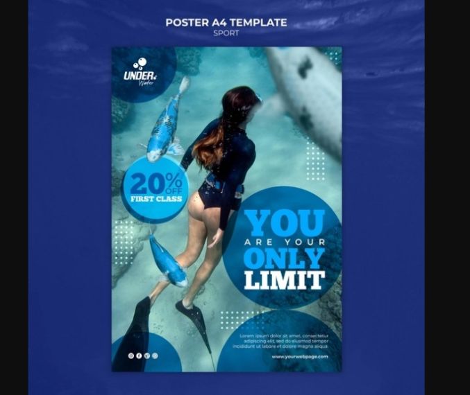 Free Diving Flyer Template