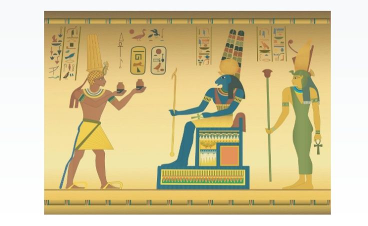 Free Egyptian Painting Illustrations