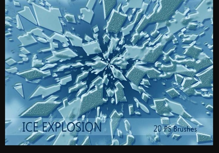 Free Ice Explosion Brush