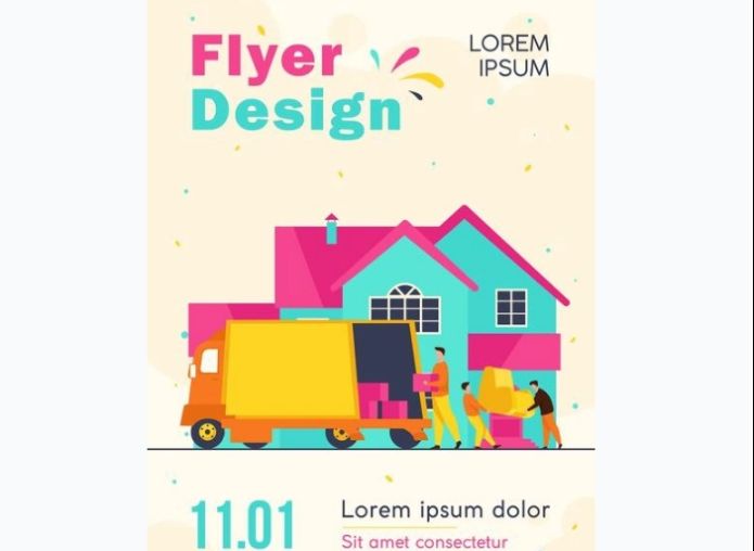 Free Moving Flyer Template