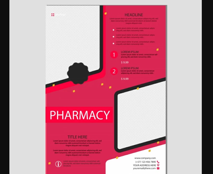 Free Pharmacy Flyer Design