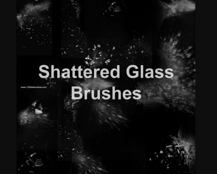Free Shattered Glass Brushes