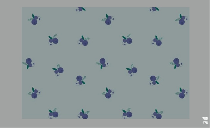 Free Simple Blueberry Pattern Design