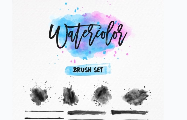 Free Watercolor Brush Set