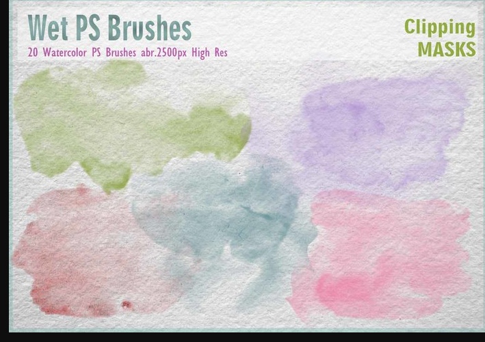 Free Wet PS Brushes