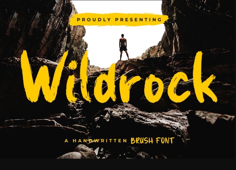 Free Wildrock Style Font