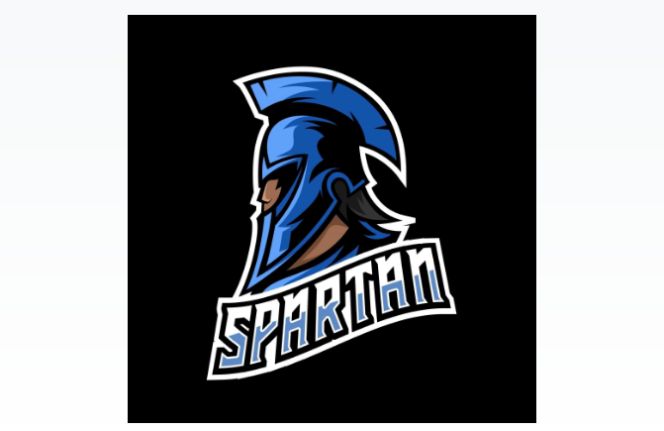 Free blue Spartan Logo