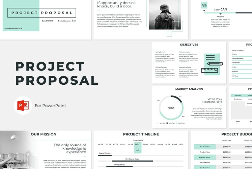 Fully Editable Project Proposal PowerPoint Template