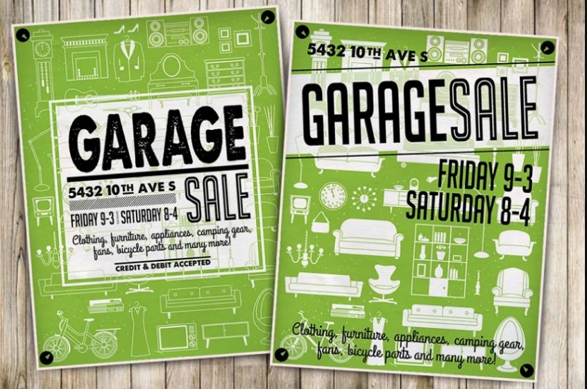 Garage Sale Ad Flyer