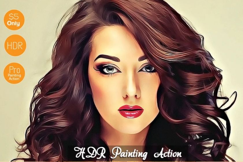 HDR Oil Painting Effect