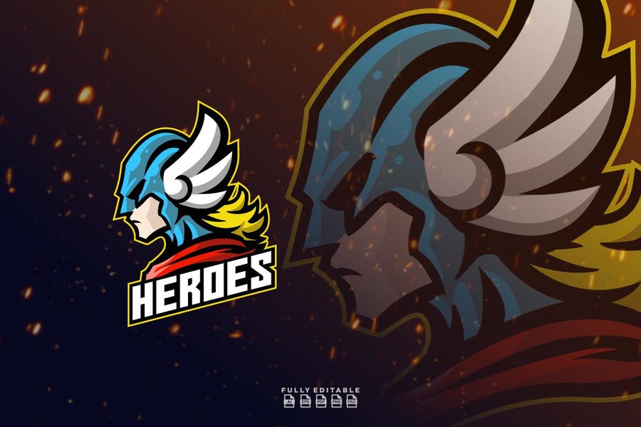 Hero Spartan Logo Design