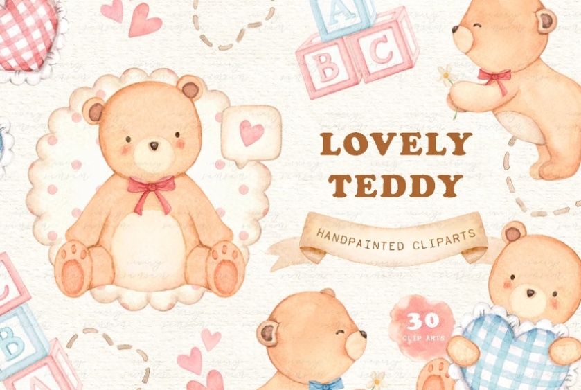 High Quality Teddy Bear Clipart