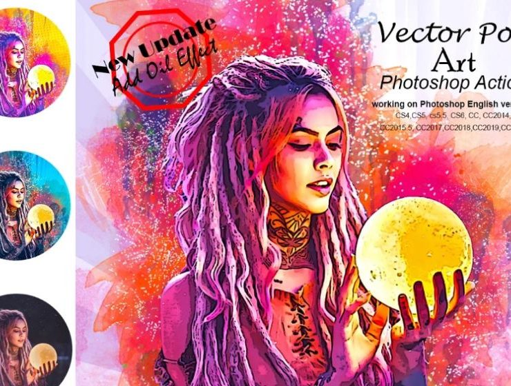 15+ Pop Art Photoshop Action ATN FREE Download