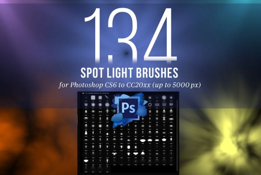 High Resolution Spot Light Brushes