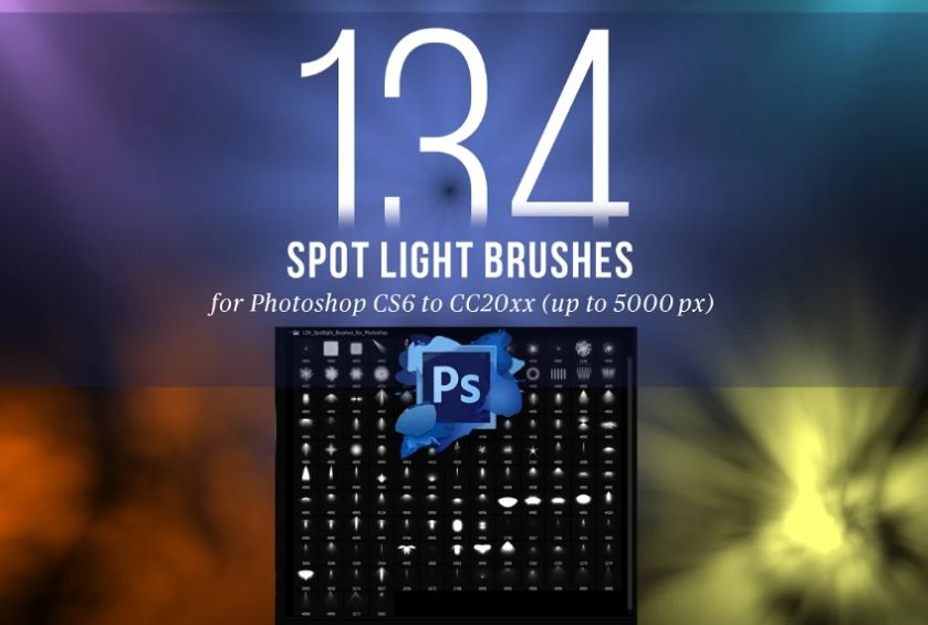 spotlight brushes photoshop free download