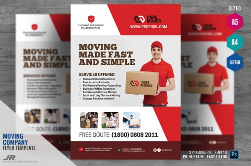 House Moving Services Flyer