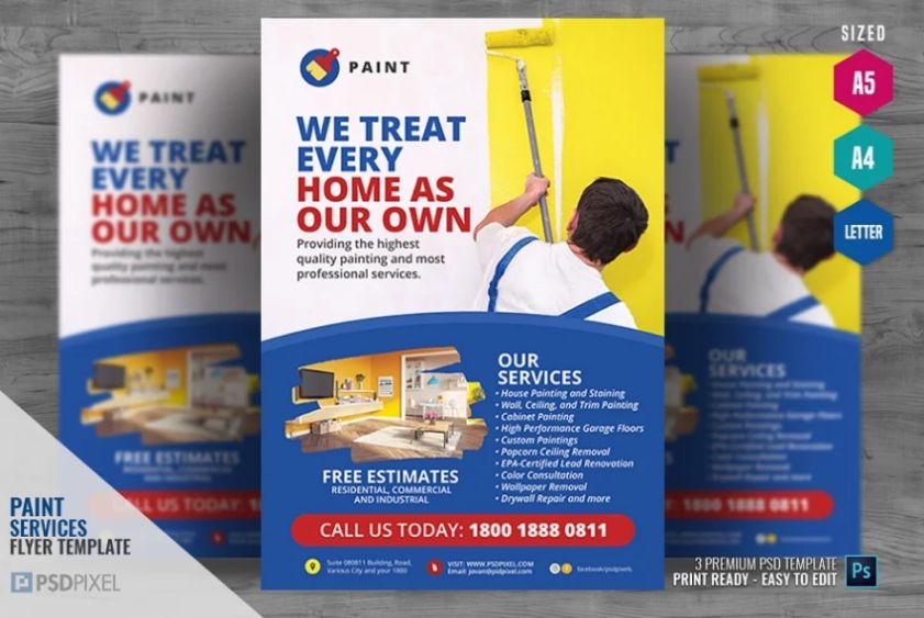 House Painting Contractor Flyer