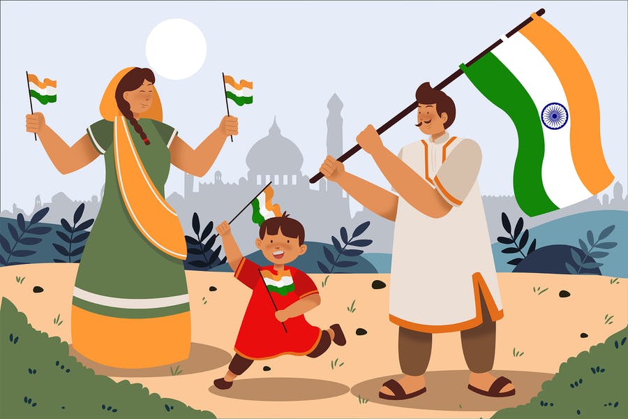 Indian Celebration Vector Illustration