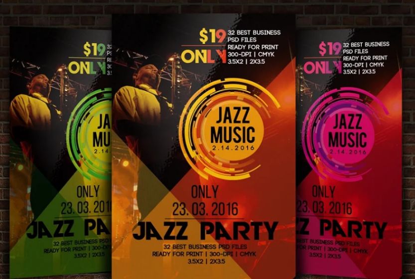 Jazz Band Flyer Template