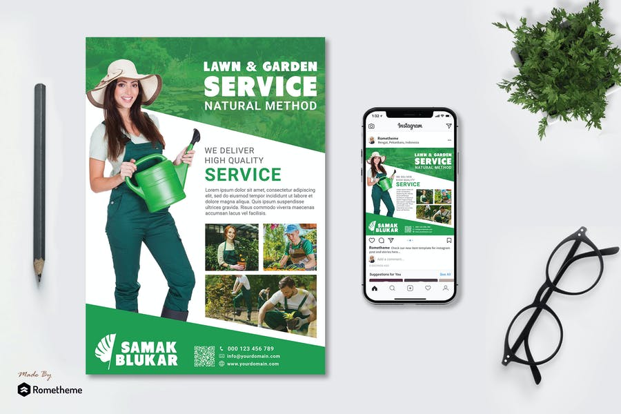 Lawn and Garden Services Flyer