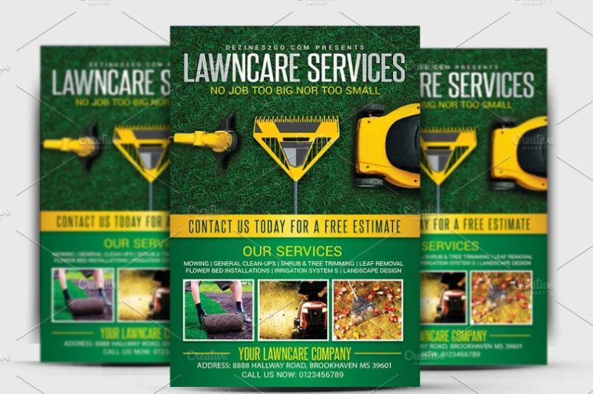 Lawncare Services Flyer Template