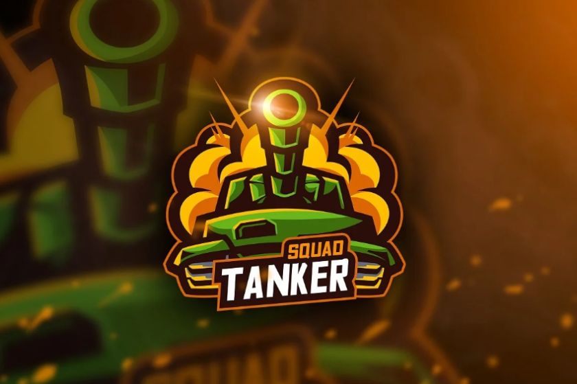 Mascot Style Tanker Logo