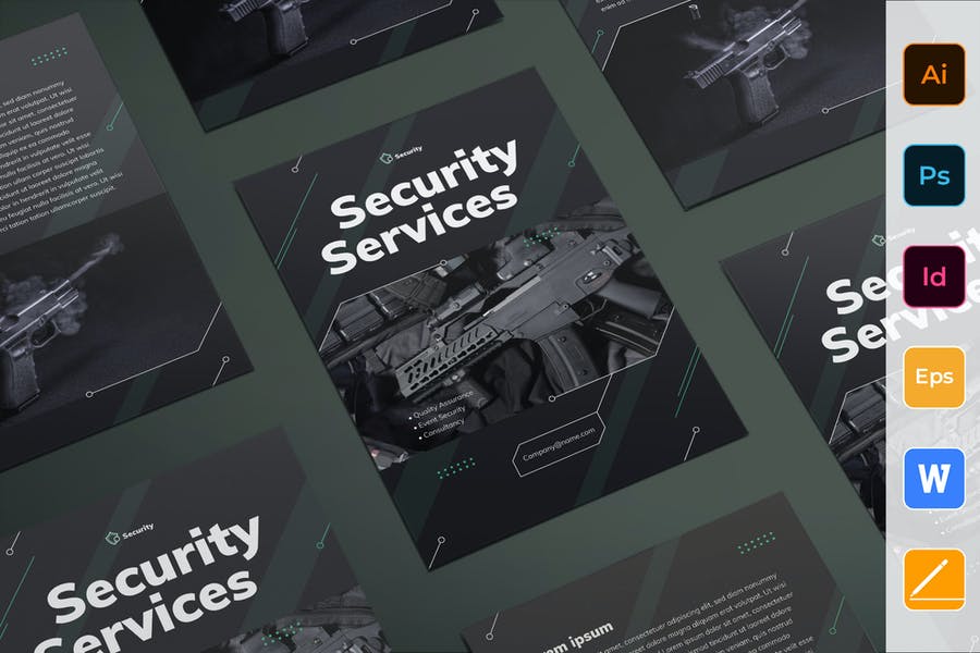 Minimal Security Services Flyer
