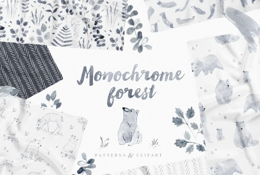 Monochrome Forest Collection Set