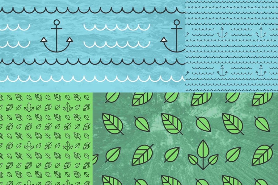 Outdoor Adventure Pattern Design