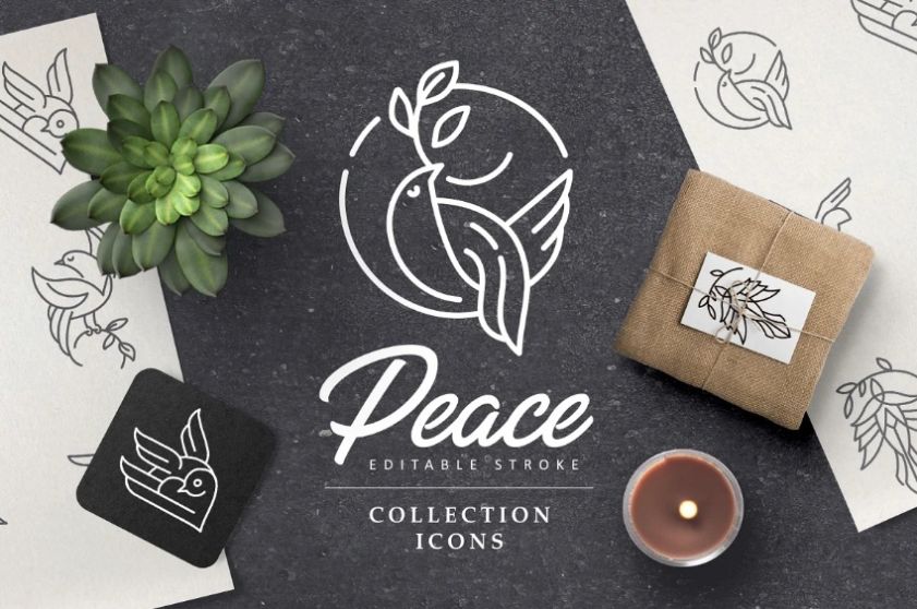 Peace and Charity Logo Designs
