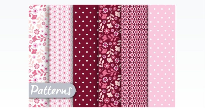 Pink Romantic Pattern Designs