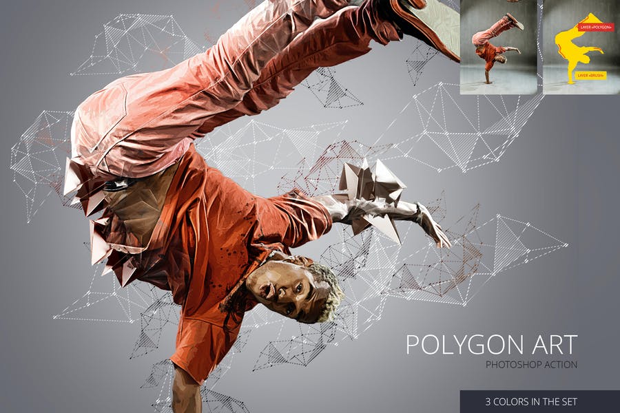 Polygon Art PS Action