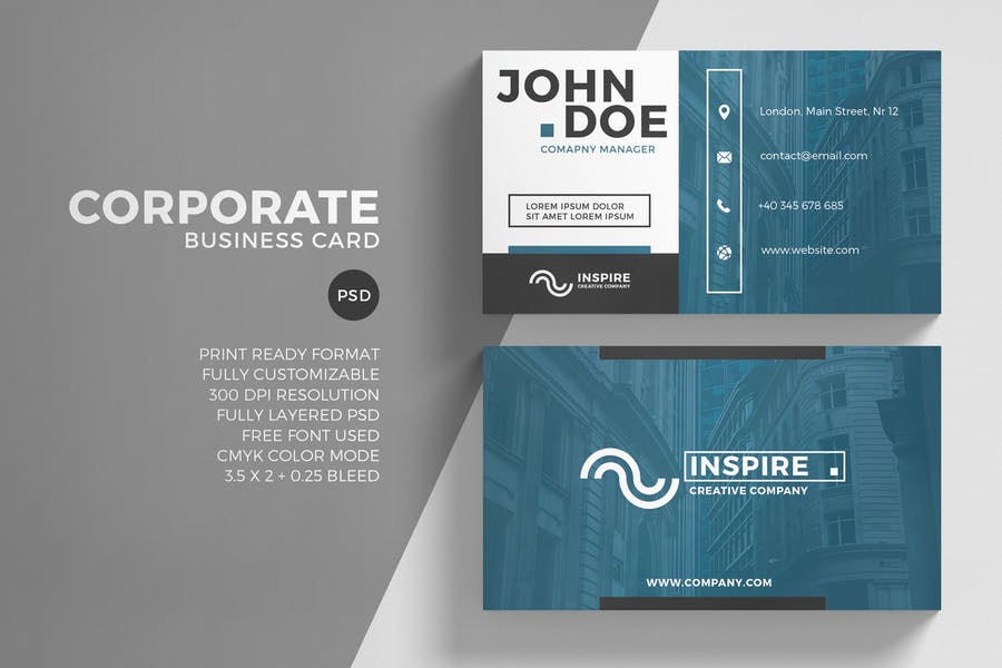 Prinable Business Card Template