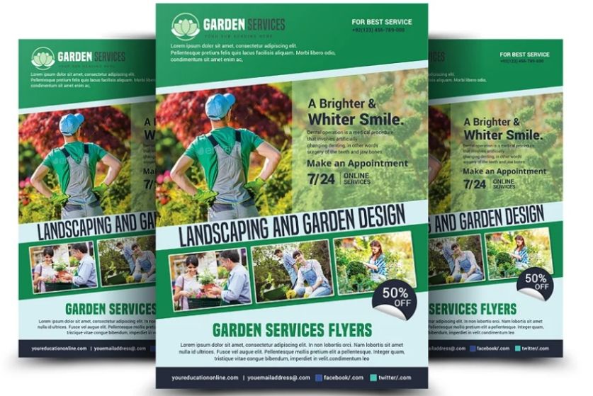 Professional Garden Services Flyer