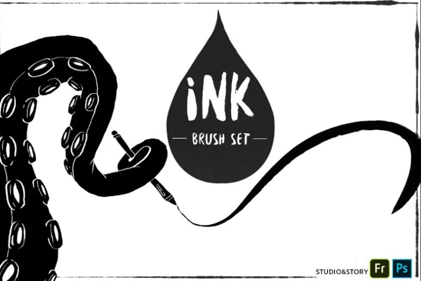 Creative Ink Brush Set