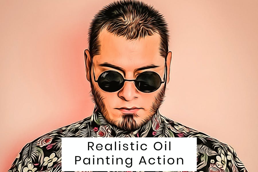 Realistic Oily Paint Look