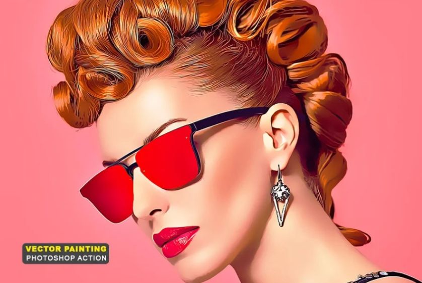 Realistic Vector Art Photoshop Effects