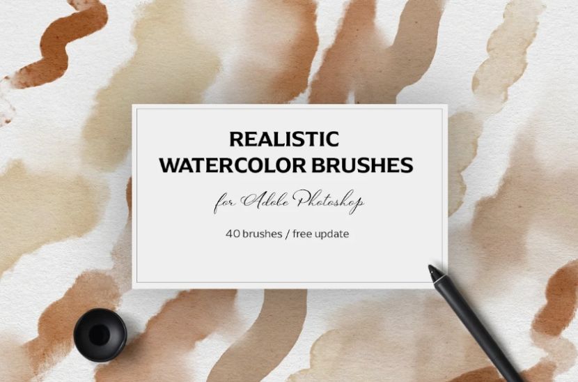 Realistic Watercolor PS Brushes