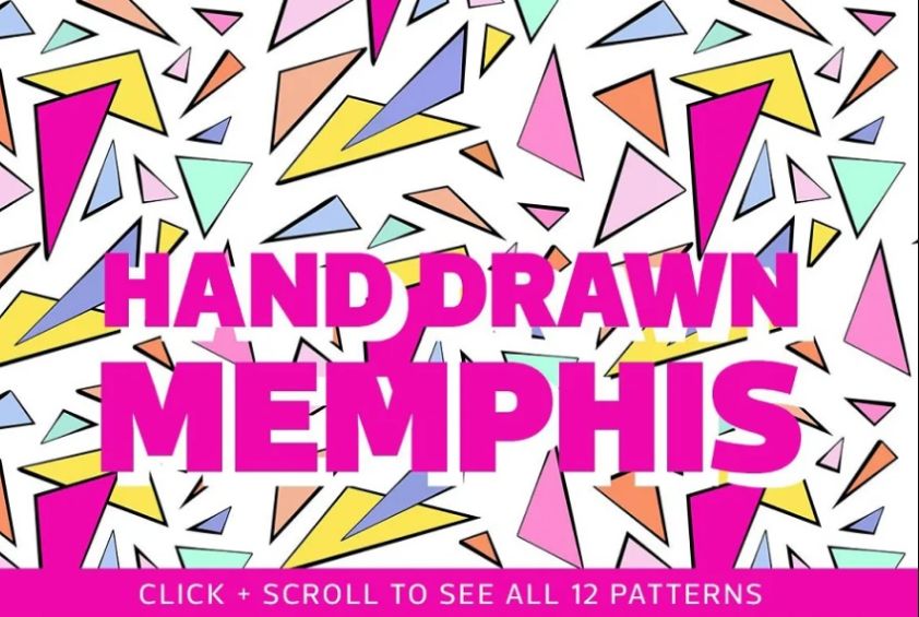 Retro Memphis Pattern Designs