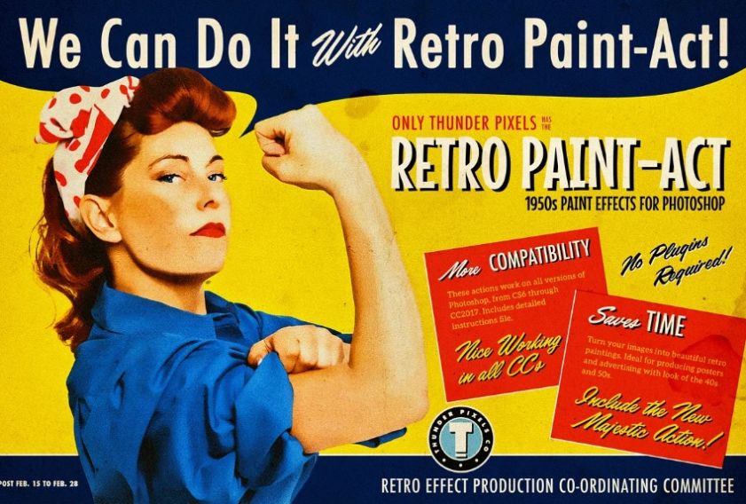 Retro Paint Action Kit