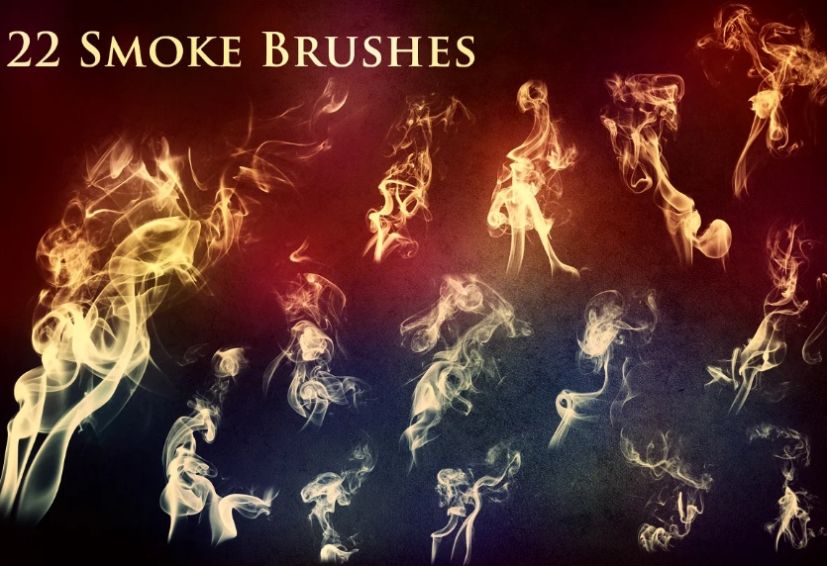Smoke and Fire Brushes Set