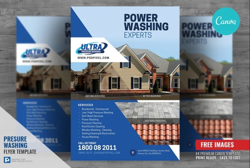 Surface Cleaning Flyer Template