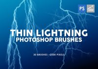 Lightning Photoshop Brushes